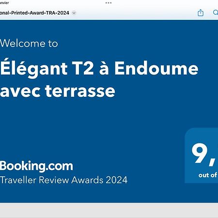 Apartmán Elegant T2 A Endoume Avec Terrasse Marseille Exteriér fotografie